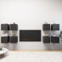 TV wall furniture 8 pcs gray 30.5x30x30 cm by , TV Furniture - Ref: Foro24-3078949, Price: 155,16 €, Discount: %