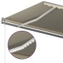 Manual retractable awning with cream LED light 500x350 cm by , Awnings - Ref: Foro24-3069862, Price: 625,21 €, Discount: %