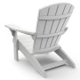 Keter Weißer Troy Adirondack Stuhl von , Gartenstühle - Ref: Foro24-428407, Preis: 184,37 €, Rabatt: %