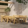 Garden dining set 3 pieces impregnated pine wood by , Garden sets - Ref: Foro24-3096607, Price: 498,85 €, Discount: %