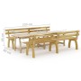 Garden dining set 3 pieces impregnated pine wood by , Garden sets - Ref: Foro24-3096607, Price: 469,64 €, Discount: %