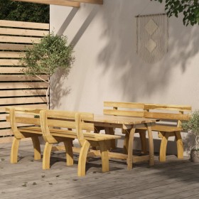 Garten-Essgruppe 3-teilig aus imprägniertem Kiefernholz von , Gartensets - Ref: Foro24-3096605, Preis: 453,34 €, Rabatt: %