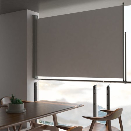 Toldo lateral retráctil para patio 160x300 cm gris de vidaXL, Sombrillas - Ref: Foro24-45195, Precio: 65,88 €, Descuento: %