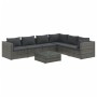 7-teiliges Gartenmöbel-Set und graue synthetische Rattankissen von , Gartensets - Ref: Foro24-3101733, Preis: 813,54 €, Rabat...