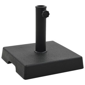 Square black polyresin parasol base 8 kg by vidaXL, Umbrella bases - Ref: Foro24-45206, Price: 31,99 €, Discount: %