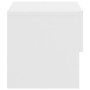 Bright white wall-mounted bedside table by vidaXL, Nightstands - Ref: Foro24-810965, Price: 43,55 €, Discount: %