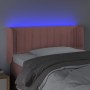 Pink velvet headboard with LED 83x16x78/88 cm by , Headboards and footboards - Ref: Foro24-3123509, Price: 53,99 €, Discount: %