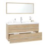 Conjunto de muebles de baño contrachapada color roble Sonoma de , Muebles de baño - Ref: Foro24-3152855, Precio: 297,89 €, De...