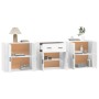 Sideboards 3 Stück weißes Sperrholz von , Sideboards - Ref: Foro24-3185415, Preis: 239,91 €, Rabatt: %