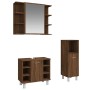 Set de muebles de baño 3 pzas madera contrachapada roble marrón de , Muebles de baño - Ref: Foro24-3187611, Precio: 170,09 €,...