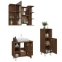 Set de muebles de baño 3 pzas madera contrachapada roble marrón de , Muebles de baño - Ref: Foro24-3187611, Precio: 170,09 €,...