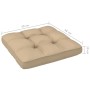 4-piece pallet furniture and white impregnated pine wood cushions by , Garden sets - Ref: Foro24-3066784, Price: 344,99 €, Di...