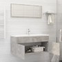 Juego de muebles de baño madera ingeniería gris hormigón de , Muebles de baño - Ref: Foro24-3070896, Precio: 300,99 €, Descue...