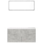 Juego de muebles de baño madera ingeniería gris hormigón de , Muebles de baño - Ref: Foro24-3070896, Precio: 301,46 €, Descue...