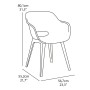 Keter Akola garden chairs 2 units cappuccino by , Garden chairs - Ref: Foro24-422805, Price: 174,19 €, Discount: %