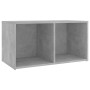 Mueble para TV madera contrachapada gris hormigón 72x35x36,5 cm de , Muebles TV - Ref: Foro24-805529, Precio: 37,99 €, Descue...