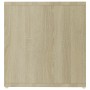 Mueble TV madera contrachapada blanco y roble 142,5x35x36,5 cm de , Muebles TV - Ref: Foro24-805548, Precio: 59,31 €, Descuen...