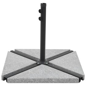 Gray triangular granite parasol weight base 15 kg by vidaXL, Umbrella bases - Ref: Foro24-45071, Price: 59,99 €, Discount: %