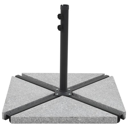 Gray triangular granite parasol weight base 15 kg by vidaXL, Umbrella bases - Ref: Foro24-45071, Price: 60,20 €, Discount: %