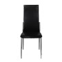 Sillas de comedor 2 unidades cuero sintético negro de , Sillas de comedor - Ref: Foro24-60569, Precio: 110,34 €, Descuento: %