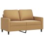 Dreiteilige Sofagarnitur aus braunem Samt mit Kissen von , Sofas - Ref: Foro24-3201483, Preis: 630,53 €, Rabatt: %