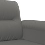 Sofa set with cushions 4 pieces dark gray microfiber fabric by , Sofas - Ref: Foro24-3202310, Price: 825,03 €, Discount: %