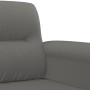 Sofa set with cushions 3 pieces dark gray microfiber fabric by , Sofas - Ref: Foro24-3202304, Price: 755,99 €, Discount: %