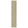 White and oak plywood shelf 60x35x180 cm by , Bookcases and shelves - Ref: Foro24-803412, Price: 96,99 €, Discount: %