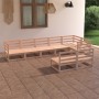 Garden furniture set 8 pieces solid pine wood by , Garden sets - Ref: Foro24-3075654, Price: 396,99 €, Discount: %