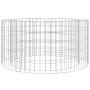 Galvanized iron gabion brazier Ø100 cm by , Chimneys - Ref: Foro24-153560, Price: 75,69 €, Discount: %