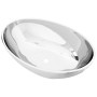 Lavabo de cerámica plateado 40x33x13,5 cm de vidaXL, Lavabos - Ref: Foro24-143473, Precio: 67,02 €, Descuento: %