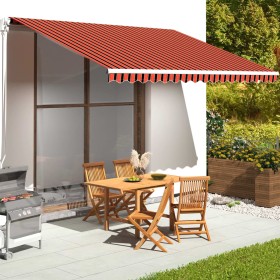 Replacement fabric for orange and brown awning 4.5x3.5 m by , Awnings - Ref: Foro24-311960, Price: 69,79 €, Discount: %