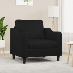 Sillón de tela negro 60 cm de , Sofás - Ref: Foro24-359347, Precio: 168,99 €, Descuento: %