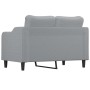 2-Sitzer-Sofa aus hellgrauem Stoff, 120 cm von , Sofas - Ref: Foro24-359351, Preis: 234,99 €, Rabatt: %