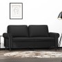 2-seater sofa in black synthetic leather 140 cm by , Sofas - Ref: Foro24-359504, Price: 256,94 €, Discount: %