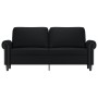 Sofá de 2 plazas de cuero sintético negro 140 cm de , Sofás - Ref: Foro24-359504, Precio: 256,94 €, Descuento: %