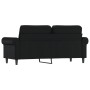 Sofá de 2 plazas de cuero sintético negro 140 cm de , Sofás - Ref: Foro24-359504, Precio: 256,94 €, Descuento: %