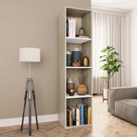 White oak plywood book shelf 36x30x143cm by , Bookcases and shelves - Ref: Foro24-800149, Price: 66,90 €, Discount: %