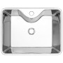 Washbasin with tap hole 48x37x13.5 cm ceramic silver by vidaXL, Sinks - Ref: Foro24-143485, Price: 85,84 €, Discount: %