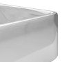 Waschbecken mit Hahnloch 48x37x13,5 cm Keramik silber von vidaXL, Sinkt - Ref: Foro24-143485, Preis: 85,84 €, Rabatt: %