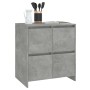 Aparador de madera contrachapada gris hormigón 70x41x75 cm de , Aparadores - Ref: Foro24-809768, Precio: 90,36 €, Descuento: %