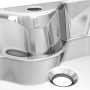 Washbasin with tap hole 48x37x13.5 cm ceramic silver by vidaXL, Sinks - Ref: Foro24-143485, Price: 85,84 €, Discount: %