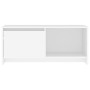 Mueble para TV de madera contrachapada blanco 90x35x40 cm de , Muebles TV - Ref: Foro24-809782, Precio: 50,02 €, Descuento: %