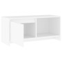 Mueble para TV de madera contrachapada blanco 90x35x40 cm de , Muebles TV - Ref: Foro24-809782, Precio: 50,02 €, Descuento: %