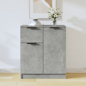 Concrete gray plywood sideboard 60x30x70 cm by , Sideboards - Ref: Foro24-811110, Price: 82,99 €, Discount: %