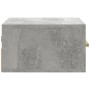 Concrete gray wall bedside table 35x35x20 cm by , Nightstands - Ref: Foro24-812842, Price: 25,95 €, Discount: %