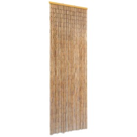 Bamboo door curtain against insects 56x185 cm by , Mosquito nets for windows - Ref: Foro24-43720, Price: 54,37 €, Discount: %