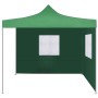 Cenador plegable con 2 paredes verde 3x3 m de vidaXL, Carpas y cenadores - Ref: Foro24-44962, Precio: 165,07 €, Descuento: %