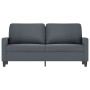 Dark gray velvet 2-seater sofa 140 cm by , Sofas - Ref: Foro24-359200, Price: 195,96 €, Discount: %