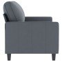 Dark gray velvet 2-seater sofa 140 cm by , Sofas - Ref: Foro24-359200, Price: 195,96 €, Discount: %